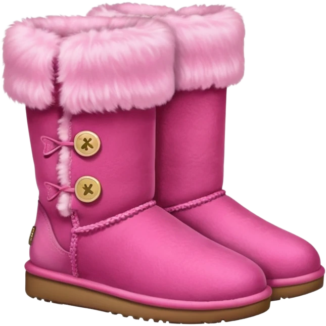 Pink uggs emoji