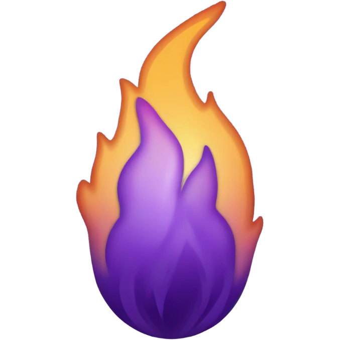 PURPLE FIRE emoji