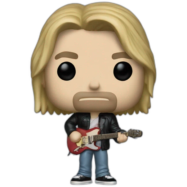 Funko pop Kurt Cobain emoji