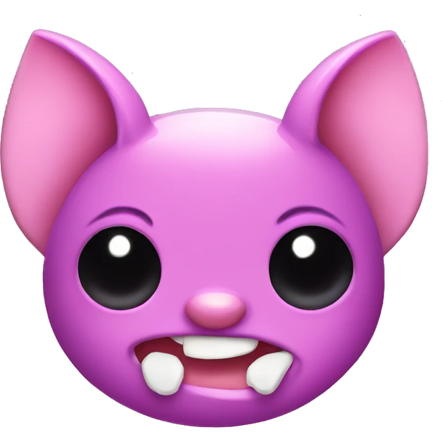 pink sparkly cute bat emoji