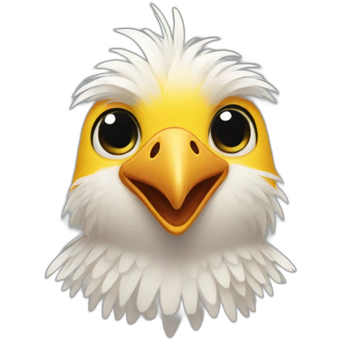 Bird smile emoji
