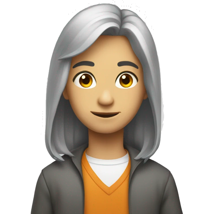 Шпиц рыжий  emoji