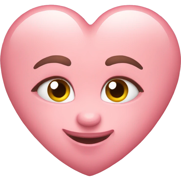 baby pink heart emoji