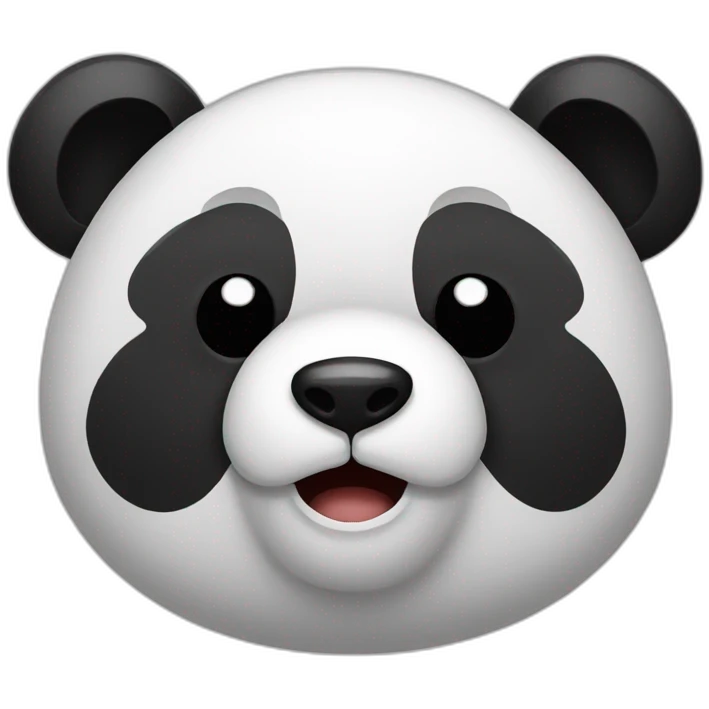 Panda crying emoji