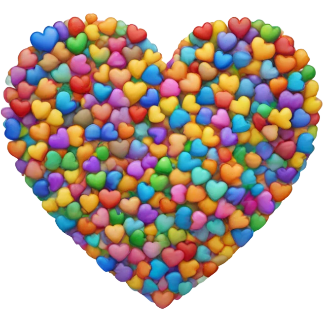 Rainbow heart emoji