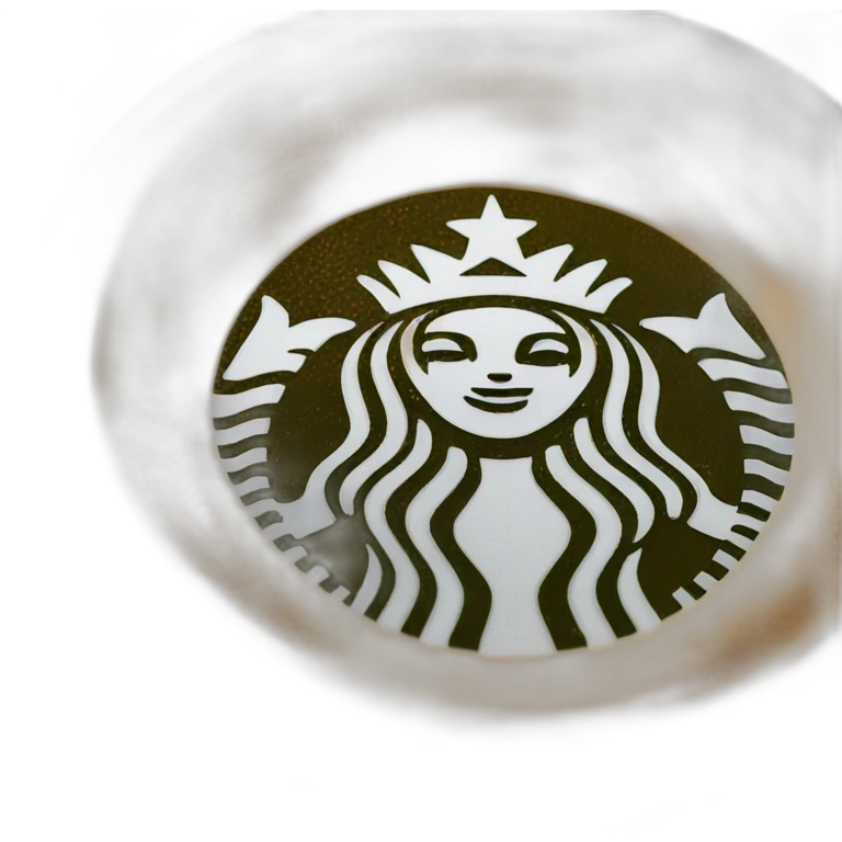 Starbucks latte emoji
