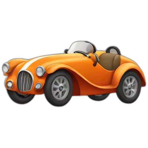 Voiture de course  emoji