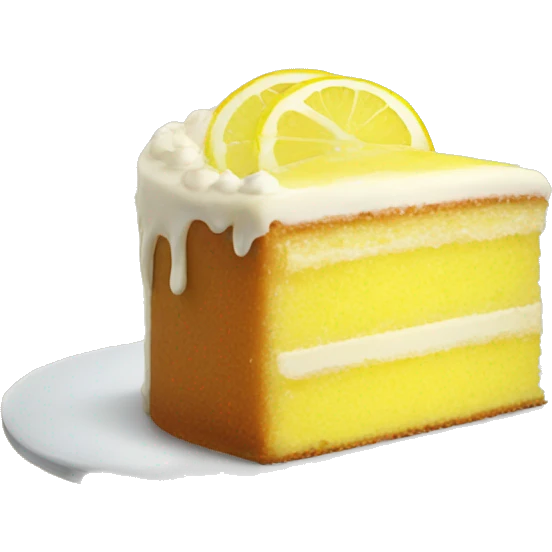 Lemon cake emoji