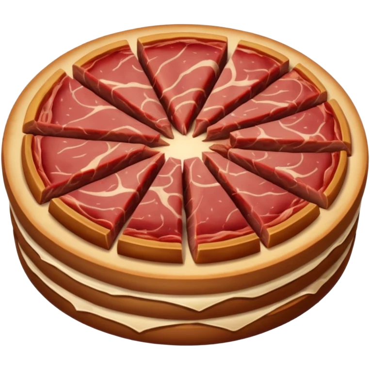 round meat slice rost emoji