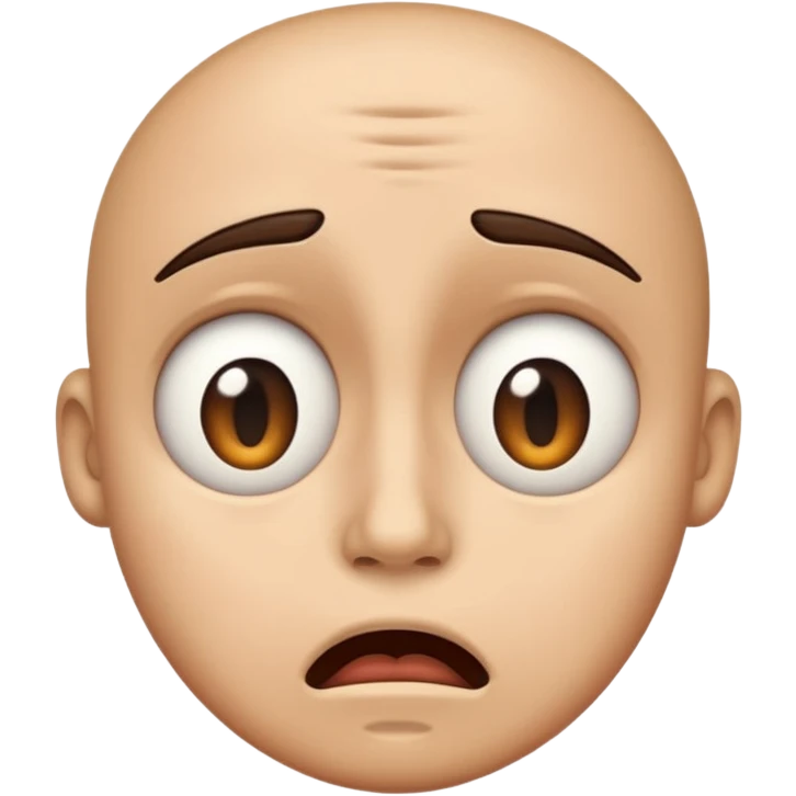 confused distorted face emoji