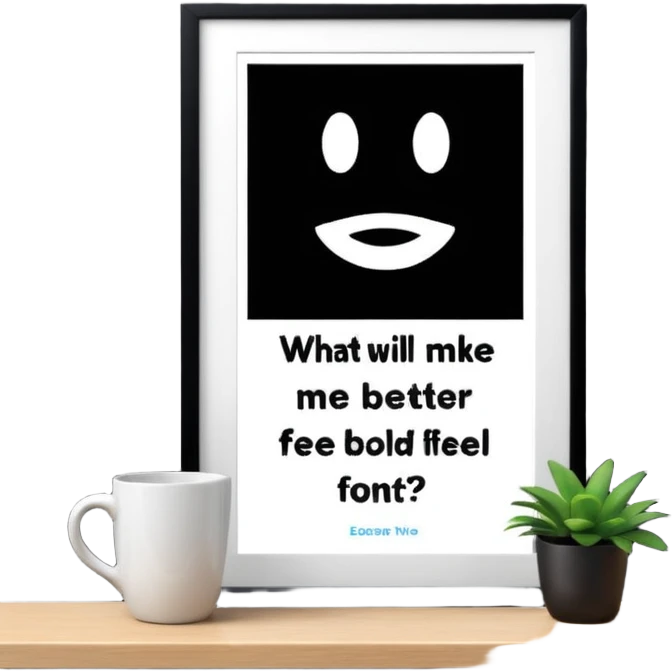 що допоможе мені почувати себе краще плакат з назвою emoji