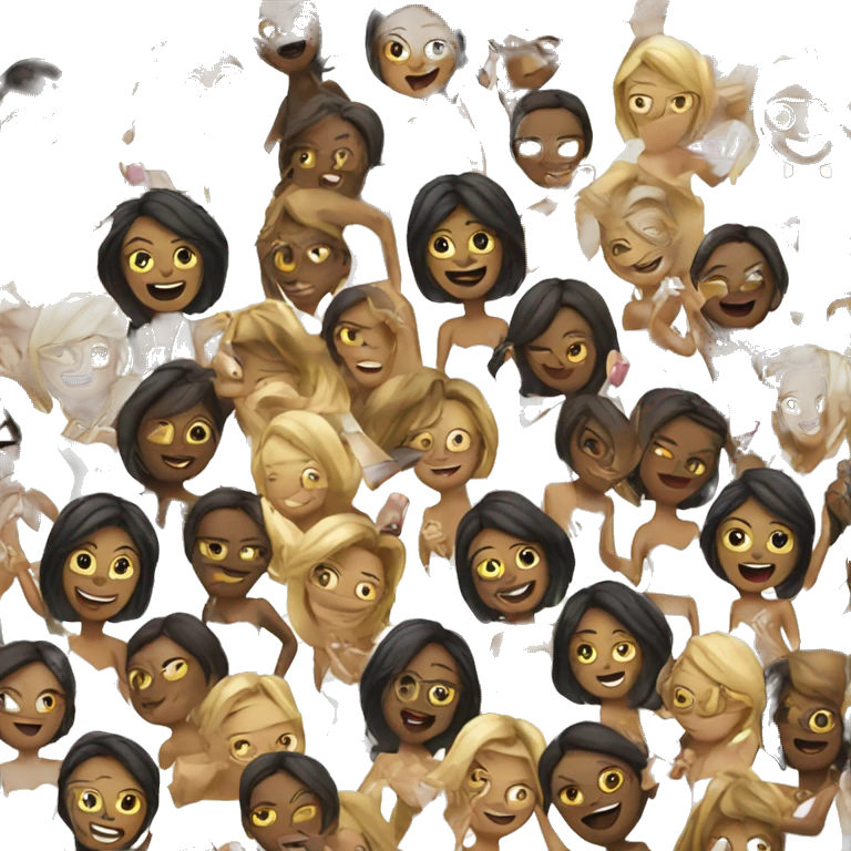 Women partying  emoji