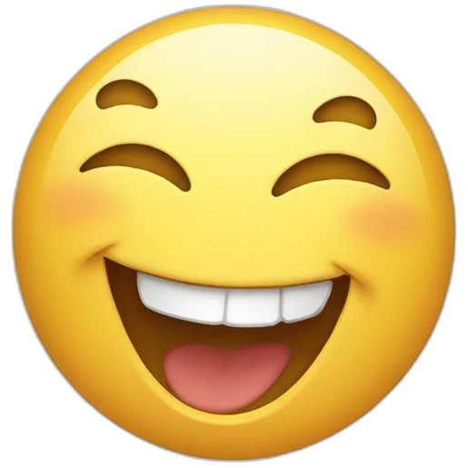 Laughing face  emoji