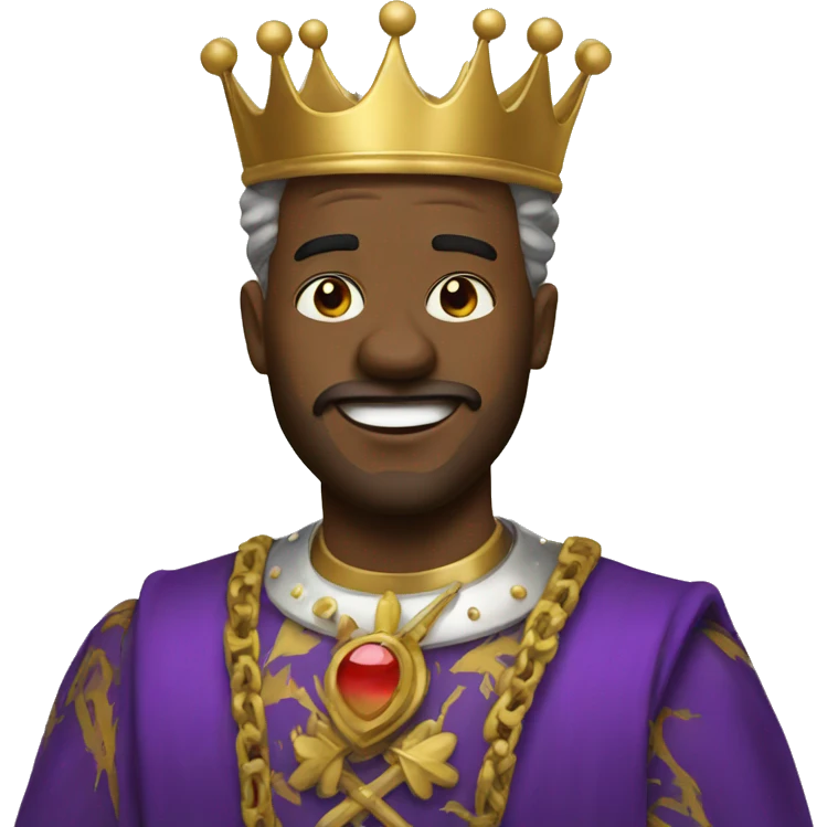 crazy king emoji
