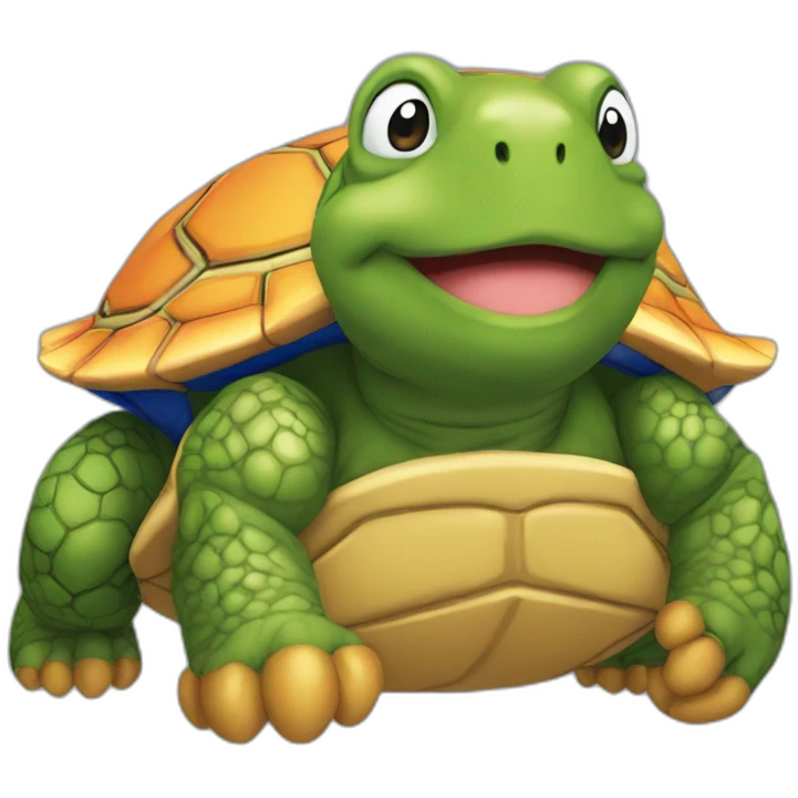 Tortue sur goku emoji