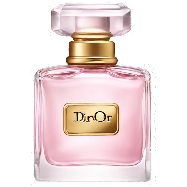 a light pink dior perfume emoji