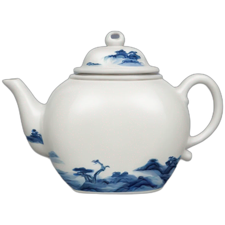 Chinese porcelain teapot emoji
