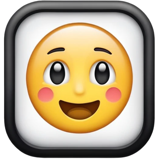 Wygeneruj emoji ogłoszenia. Kółko z obramowaniem - kolor obramowania czarny. W środku kółka znak ogłoszenia  emoji