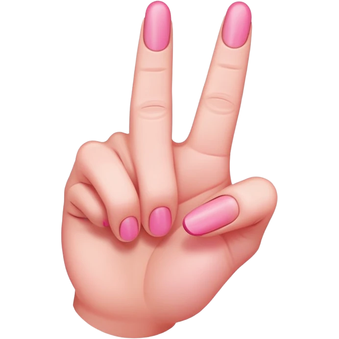 pink middle finger emoji