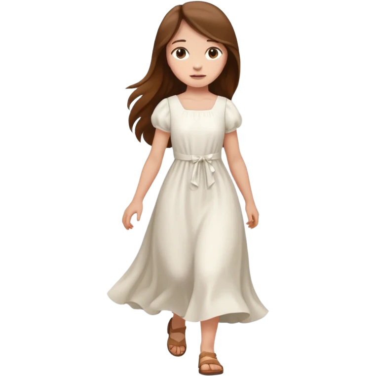 Девушка гуляет  emoji