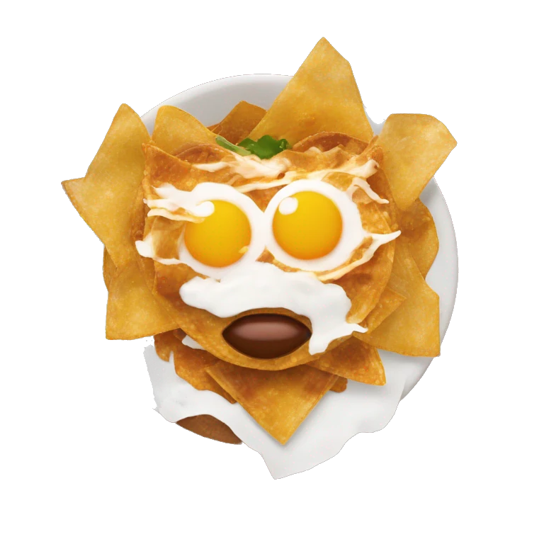 Heart eyes chilaquiles emoji