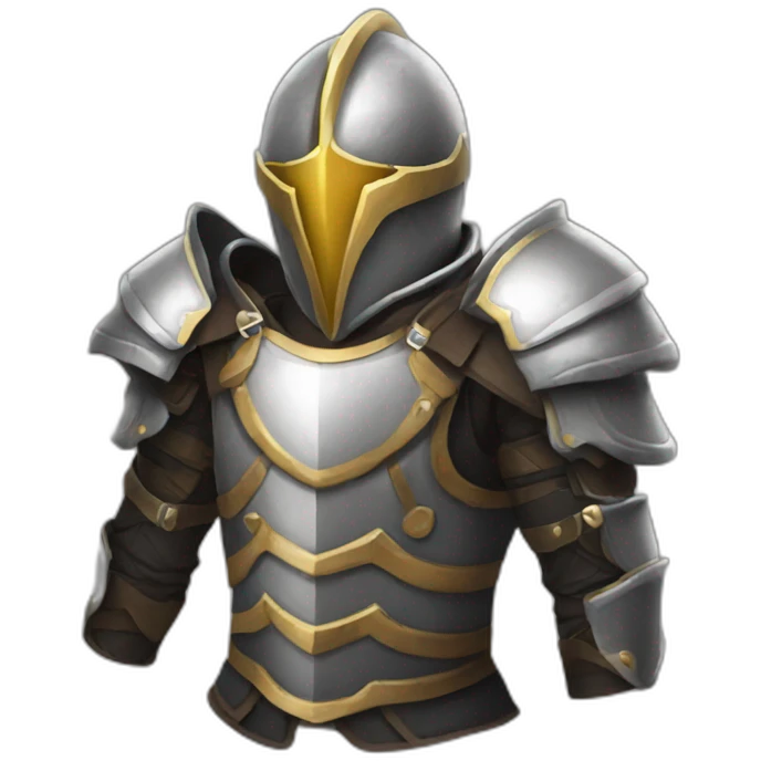 Crescent moon armor emoji