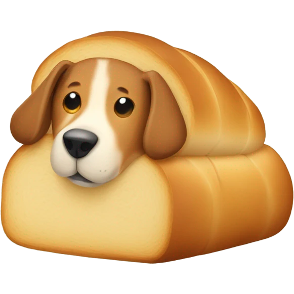 Dog loaf of bread emoji