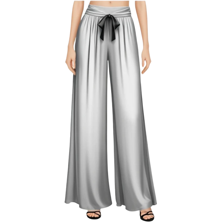 wide palazzo pants, flowing fabric, dramatic wide leg trousers, elegant women's pants, only the garment, no model emoji