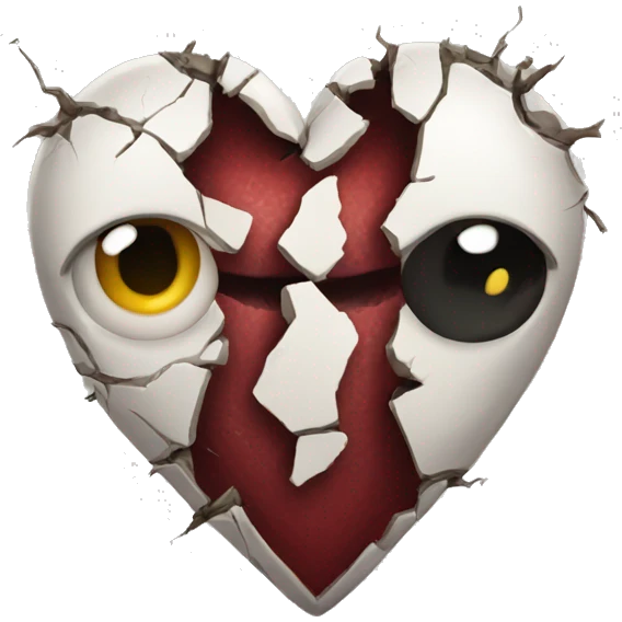 damaged heart emoji