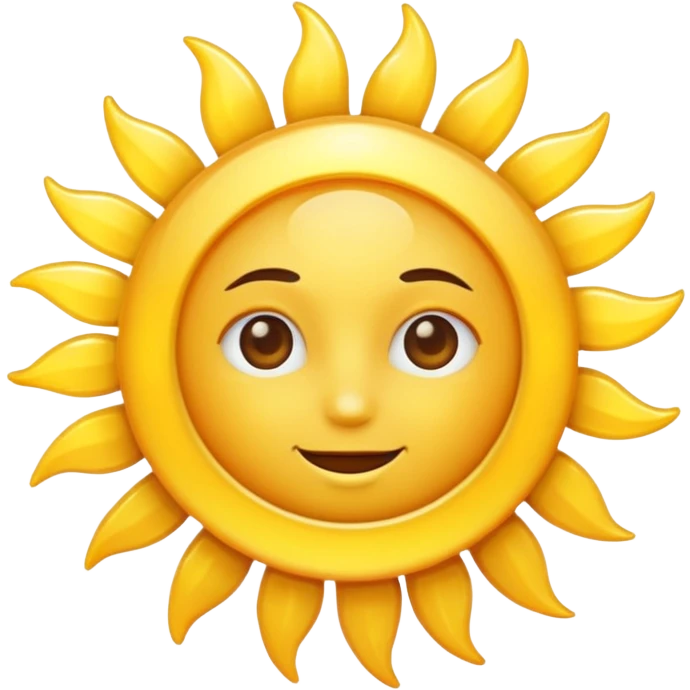 Sun emoji