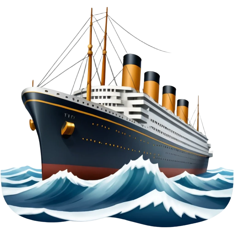 Titanic bateau  emoji