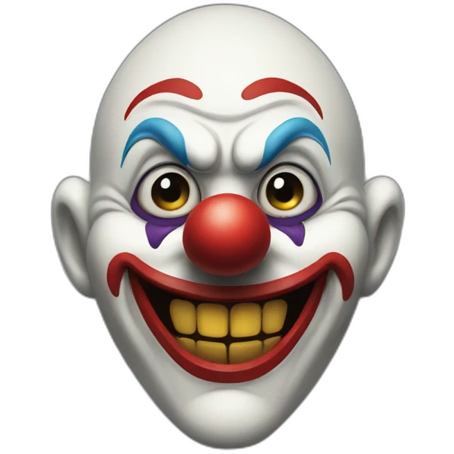 evil clown emoji