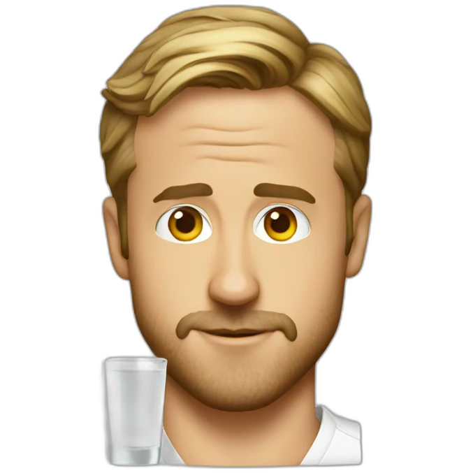 Ryan Gosling vodka emoji