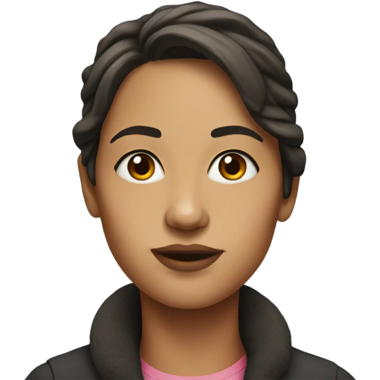 realistic portrait of a female  emoji