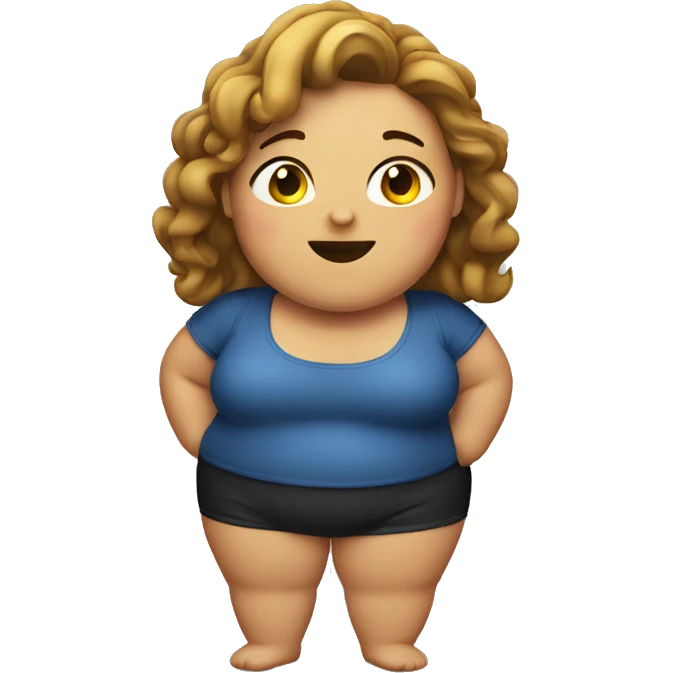 Fat girl emoji