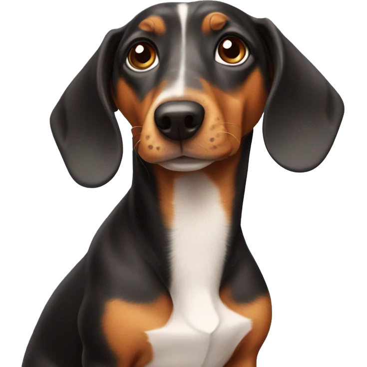 Ducshund dog emoji