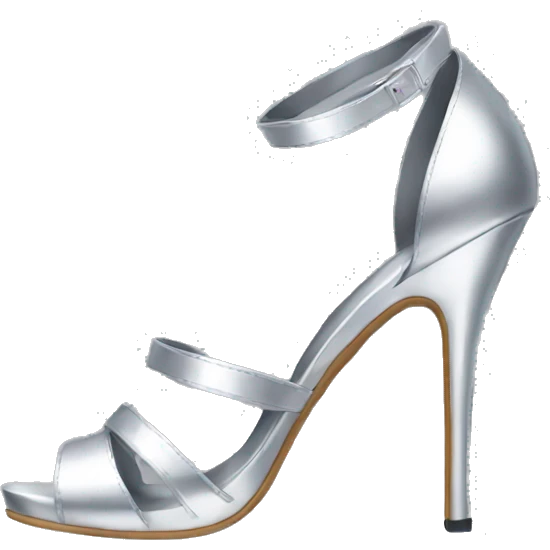 Silver heels  emoji