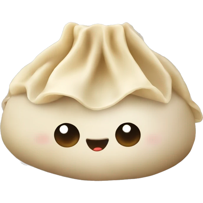dumpling with lov emoji