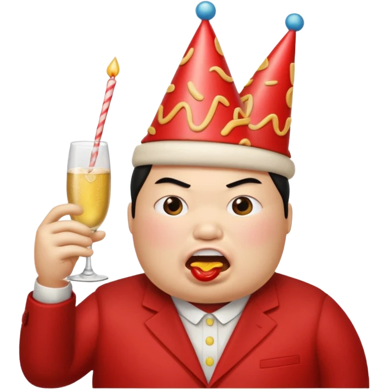 gum deng fat eating hamburur angry mad and red emoji