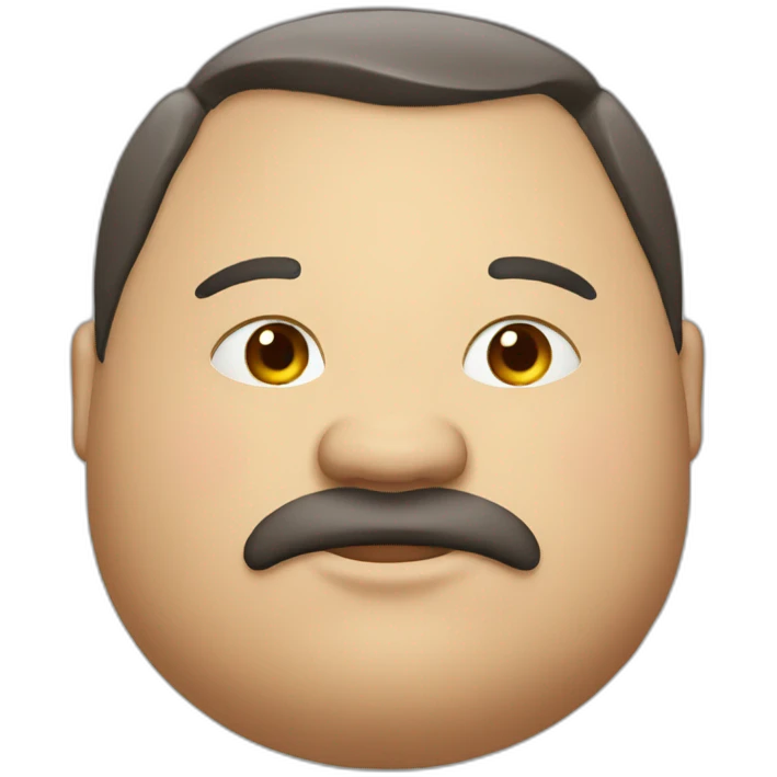Fat men emoji