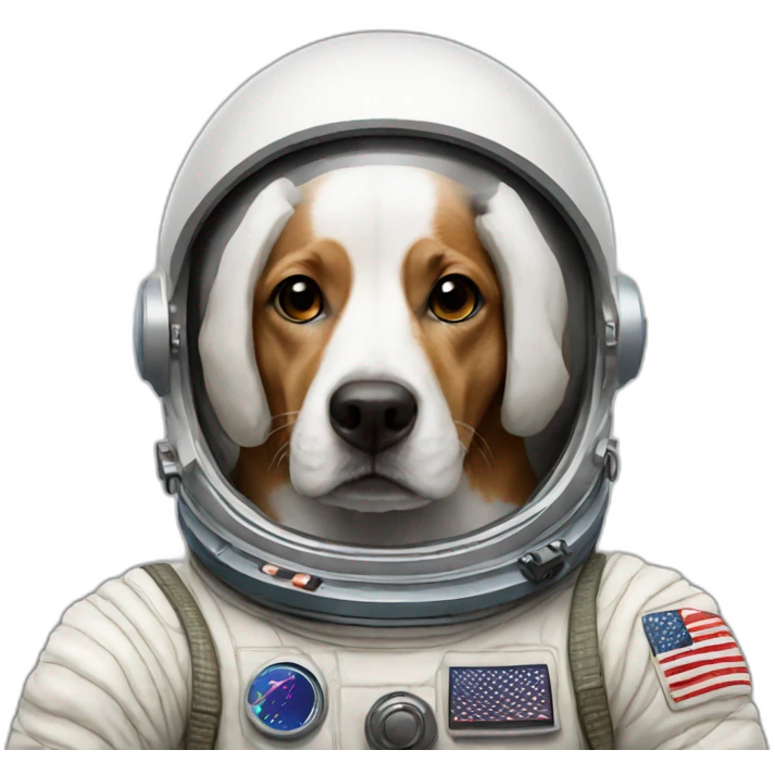 astronaut dog emoji