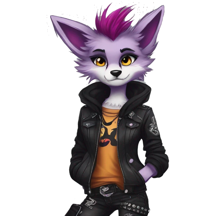 Edgy punk anthro furry by Falvie, LiLaiRa, griffsnuff, AngieWolf emoji