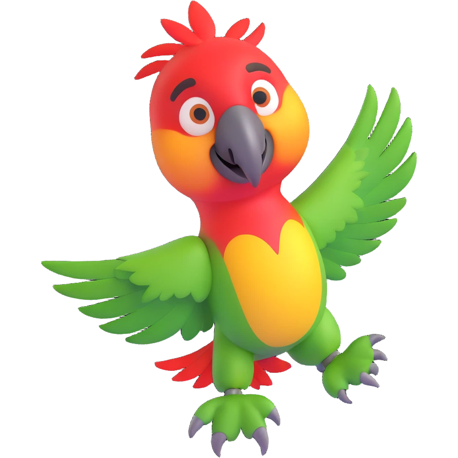 dancing parrot emoji