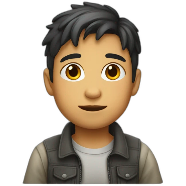 niño de 10 años rubio  emoji