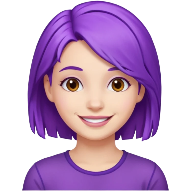 Purple Girl emoji