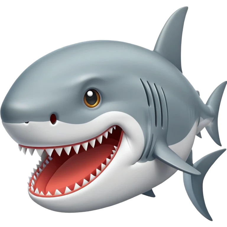 Un tiburón con zapatillas fuera del agua emoji