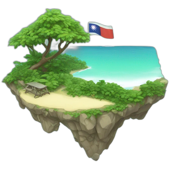 Taiwan island emoji
