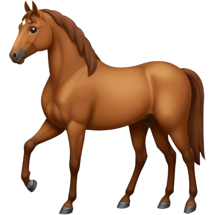 brown horse emoji