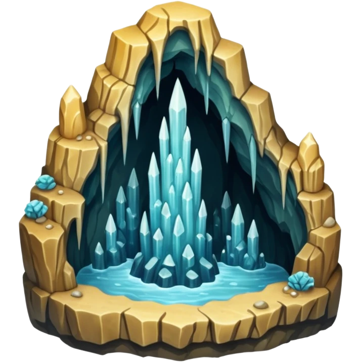 Stalactite in nature emoji
