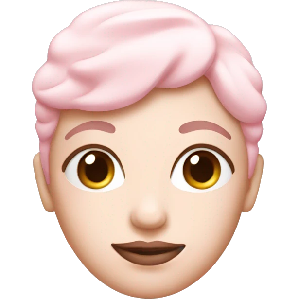 pastel pink face cream emoji